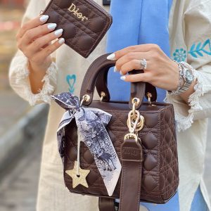 کیف زنانه دیور به همراه جا کارتی کیف سیندرلا